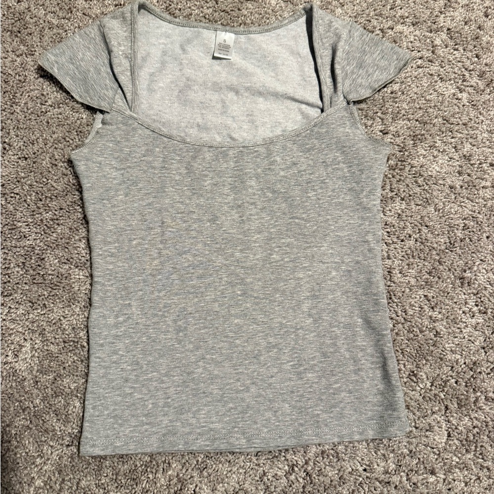 Gray Women's Top
